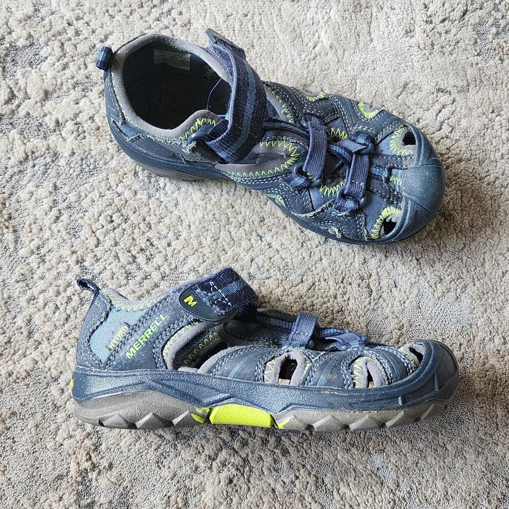 Merrell Hydro Hiker Trail 11 W Hiking Sandals Shoes Youth Blue Green